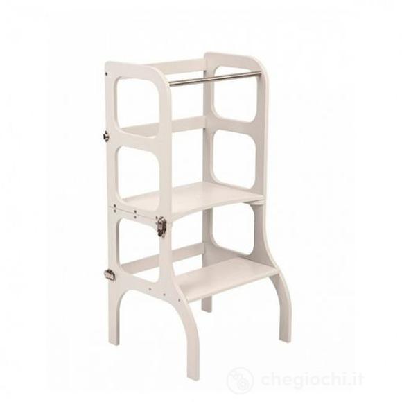 Torre Montessoriana Convertibile Step'n'sit Grigio Chiaro