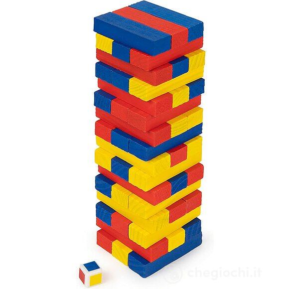 Jumbling Tower Colorata In Legno