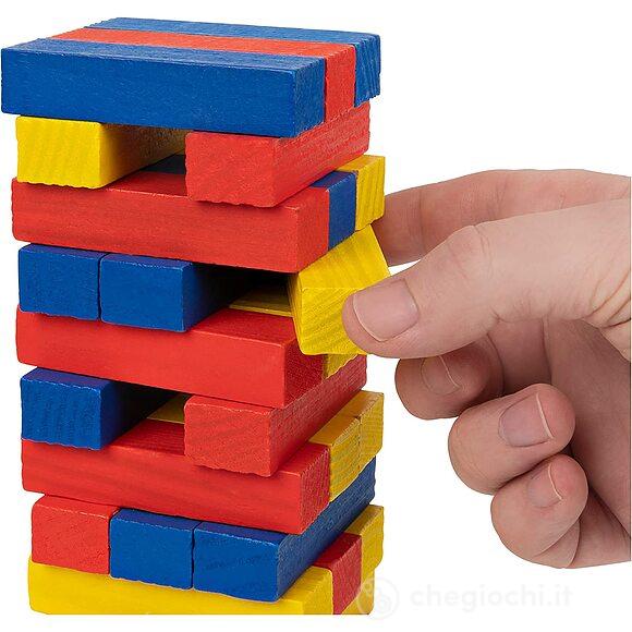 Jumbling Tower Colorata In Legno