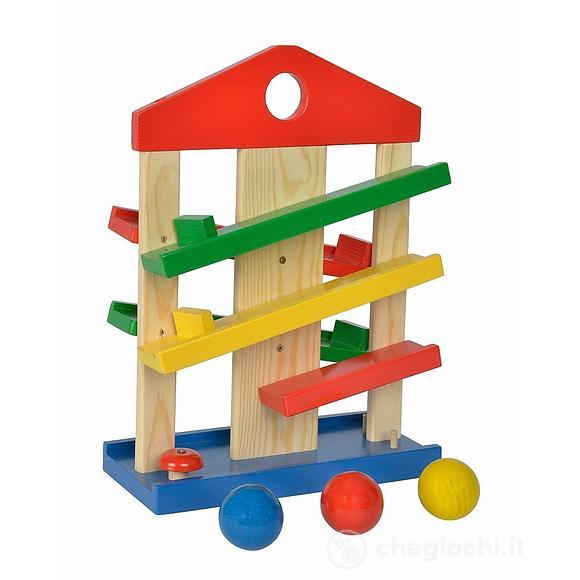 Percorso per biglie in legno (100002025)