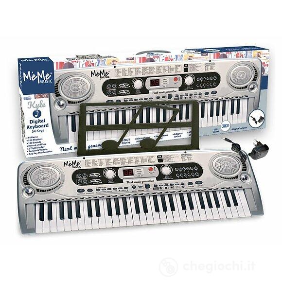 Tastiera Digitale 54 Tasti Con Presa Usb Ed Adattatore Da Rete Kyle (10054)