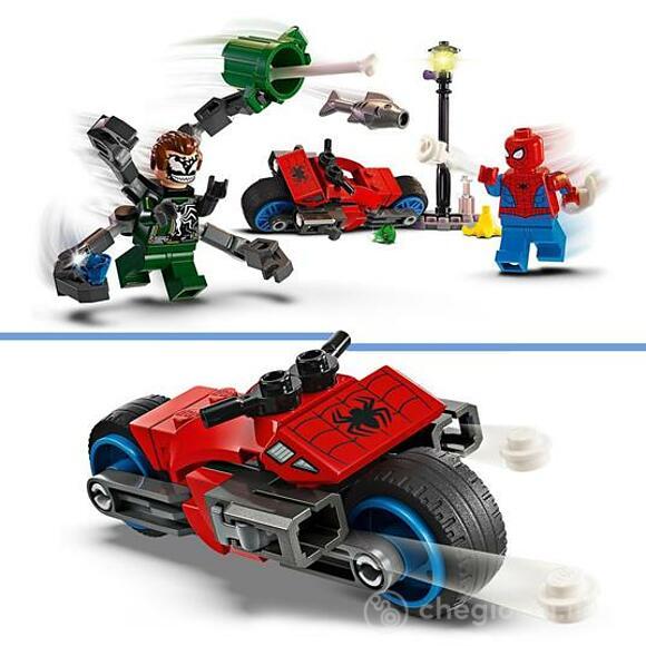Inseguimento Sulla Moto: Spider-Man vs. Doc Ock - Marvel (76275)