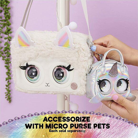 Purse Pet Borsetta interattiva Fluffy Lama