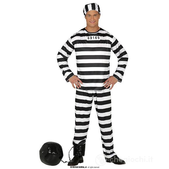 Costume Prigioniero Adulto 46 - 48  (S) (84027)