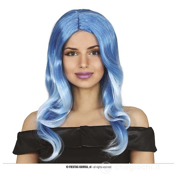 Parrucca Chioma Blu In Scatola (48029)