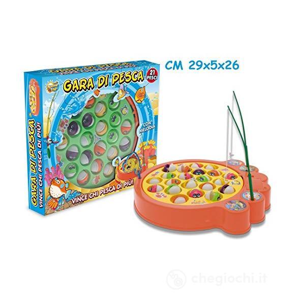 GIOCO PESCA con 21 PESCI (63030)