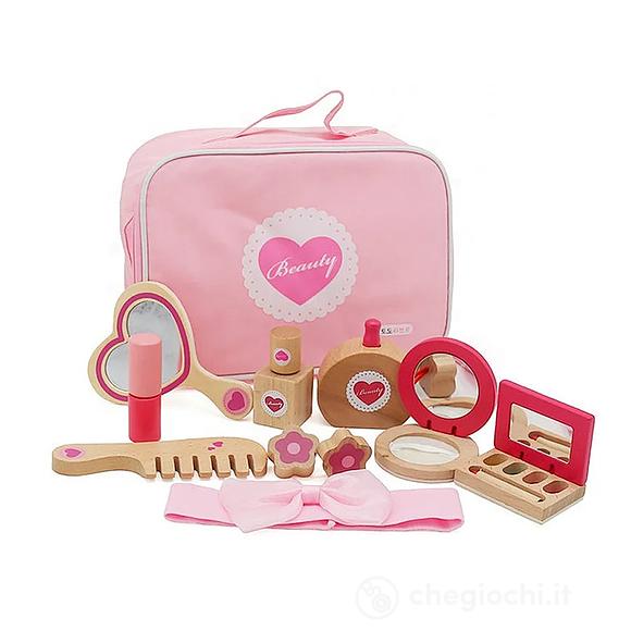 Beauty Set Con Accessori In Legno (ODG030)