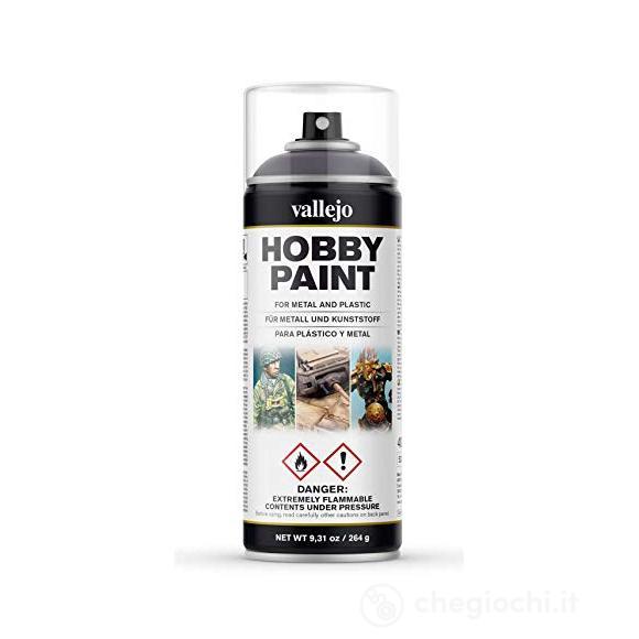 Primer spray grigio metallizzato Fantasy Color Primer Gunmetal per miniature in metallo, plastica e resina (28031)
