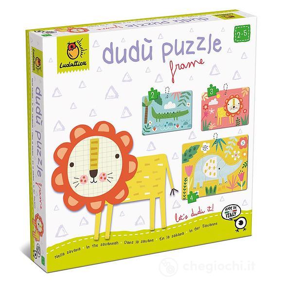 Animali Savana. Dudù puzzle frame 2-3-4 pcs (62032)