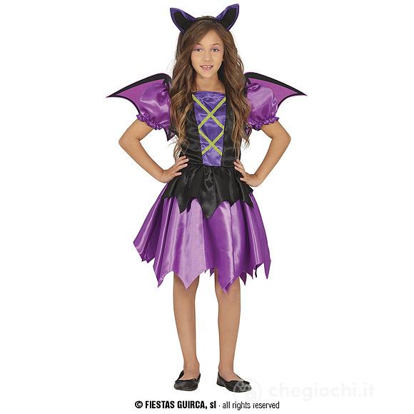 Costume Bambina Da Pipistrello Viola 10-12 Anni (78035)