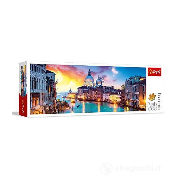 Puzzle 1000 Panorama - Canal Grande, Venice