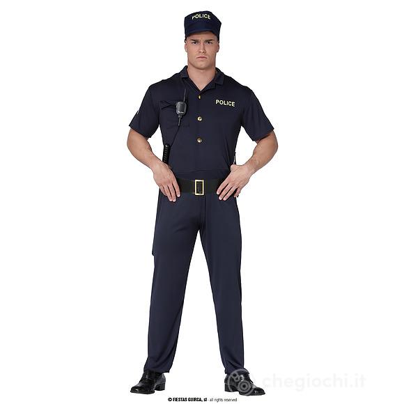 Costume Agente Di Polizia Adulto 46 - 48 (S) (84038)