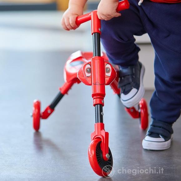 Triciclo Pieghevole Senza Pedali Rosso