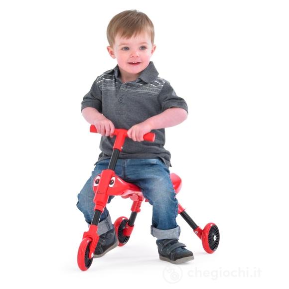 Triciclo Pieghevole Senza Pedali Rosso