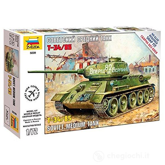 Carro armato T-34/85 Soviet Medium Tank 2 Guerra Mondiale 1/72 (5039)