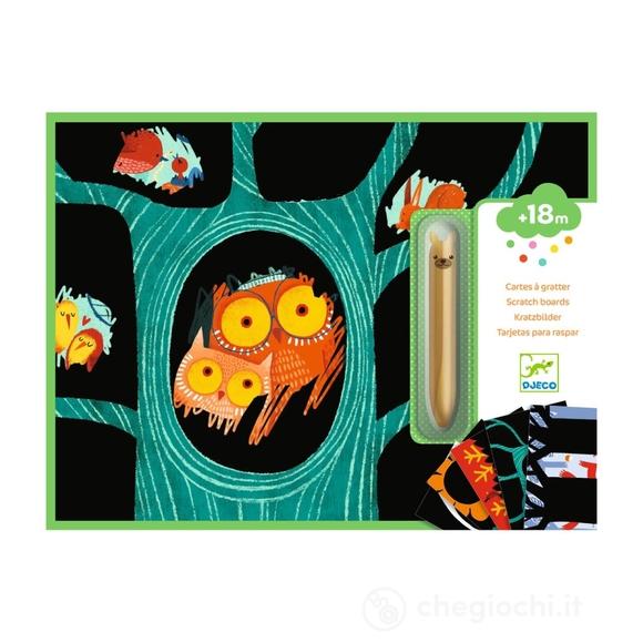 Scratch Boards Learning about animals - Disegni da grattare (DJ00041)