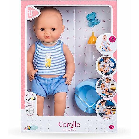 Corolle Bebe' Paul Cm.36 Beve E Bagna, Accessori Inclusi (9000130410)