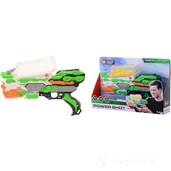 Pistola power shot con palline 36 cm