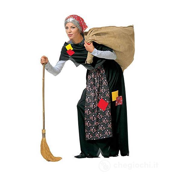 Befana (Gonna Con Grembiule, Scialle, Foulard) L