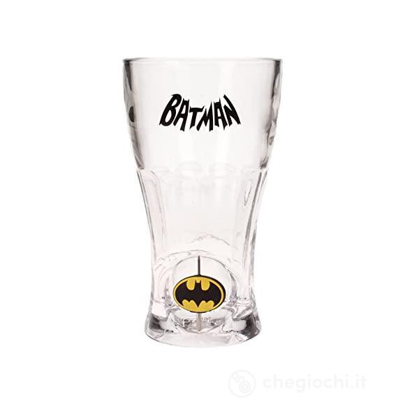 Batman Spinning Logo Soda Glass