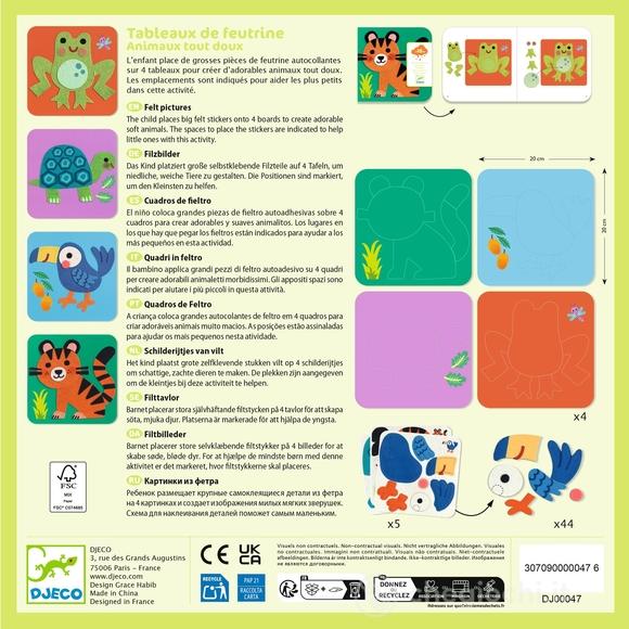 Collage con Animali in Feltro - (DJ00047)