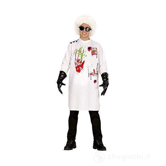 Scienziato Pazzo (Camice Da Laboratorio, Guanti) S