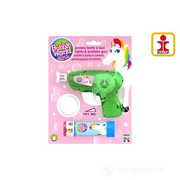 Unicorno pistola spara bolle sapone con luci (500210518)