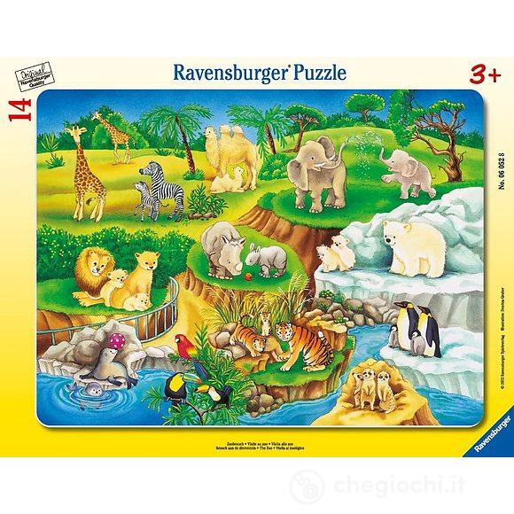 Puzzle 14 animali zoo (060528)