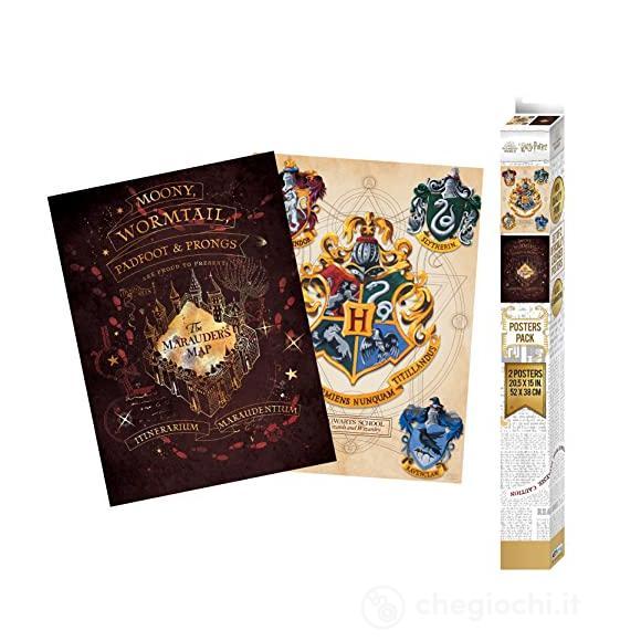 Harry Potter Crest & Marauders Poster (52x38) (ABYDCO731)