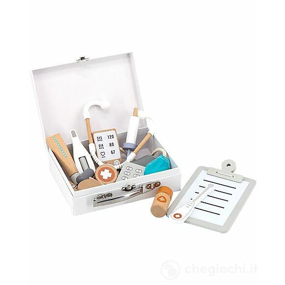 Set Valigetta Del Dottore In Legno