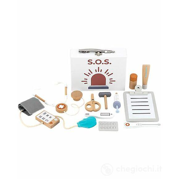 Set Valigetta Del Dottore In Legno