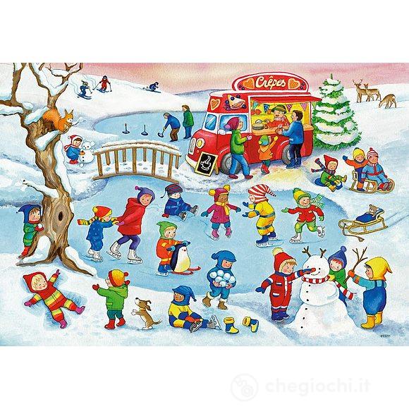 Puzzle 2x24 pezzi Tempo libero al lago (05057)