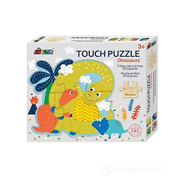 Wooden Touch Puzzle-Dinosaurs (PZ195057)