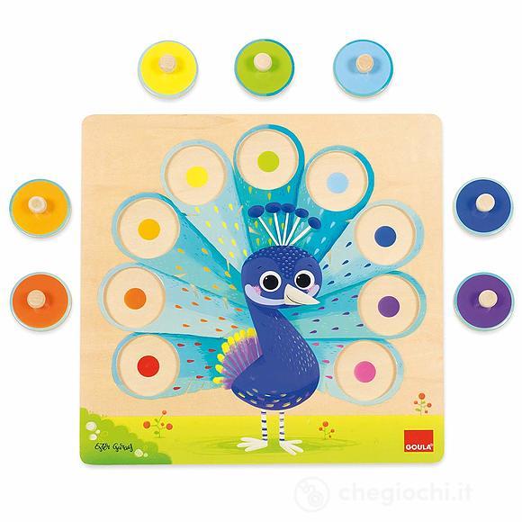 Puzzle Pavone in legno (453060)