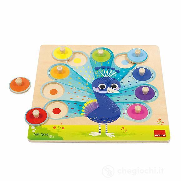 Puzzle Pavone in legno (453060)