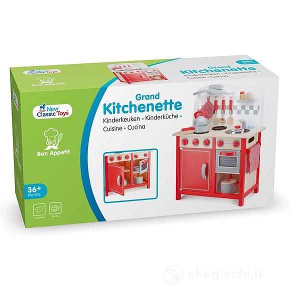 Cucina bon appetit - deluxe rossa in legno (11060)