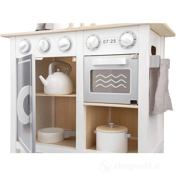 Cucina legno argento (11061)