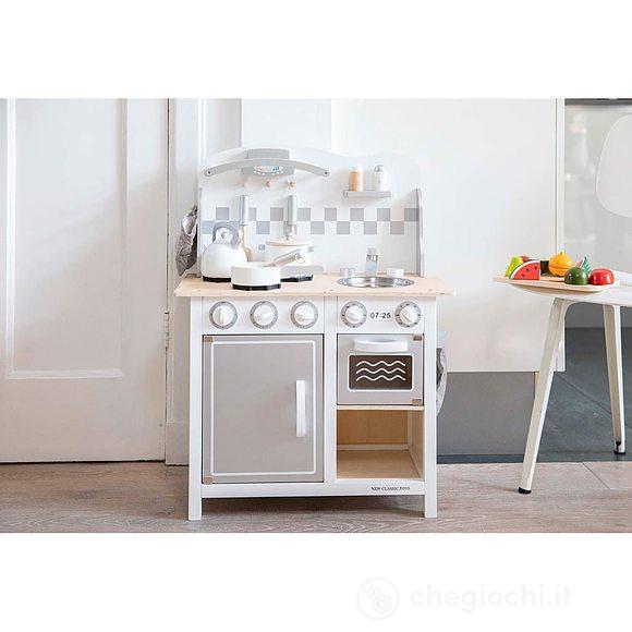Cucina legno argento (11061)
