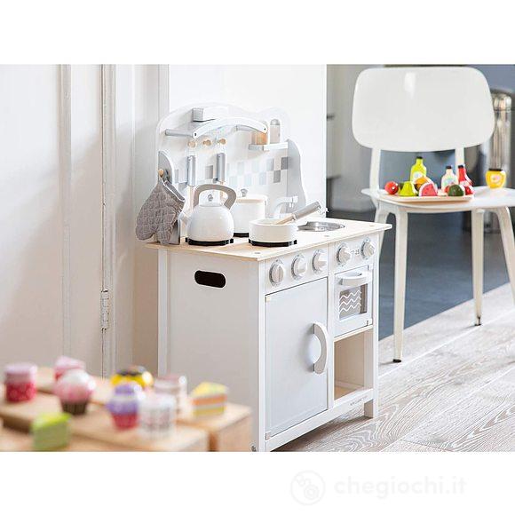 Cucina legno argento (11061)