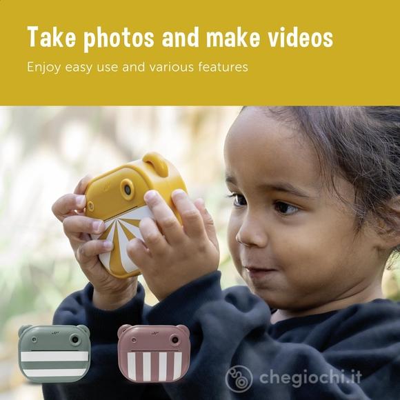 Instant Camera Printer Gialla  – Fotocamera digitale stampa istantanea (705001531)