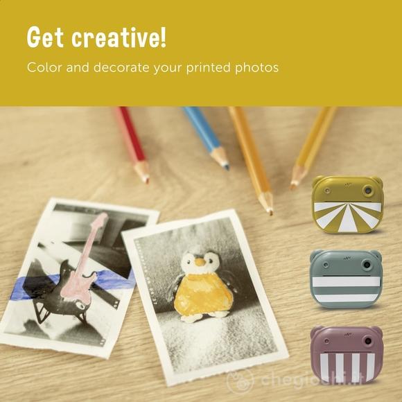 Instant Camera Printer Verde  – Fotocamera digitale stampa istantanea (705001536)