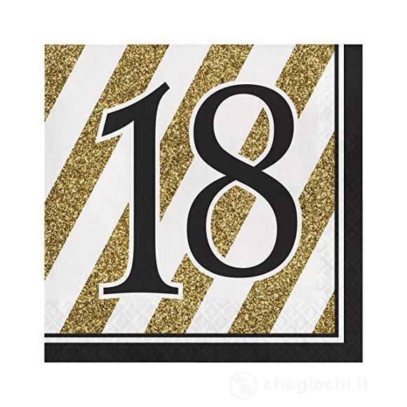 Creative Converting: Ln 12/16Ct 2P '18 Black & Gold