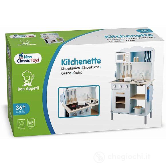 Cucina legno azzurro (11065)