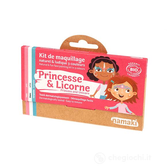 Kit Trucchi-gioco - 3 colori Principessa e Unicorno (NA002603)