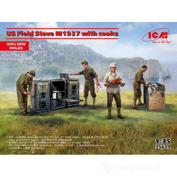 US Field Stove M1937 with cooks 100% (ICM35619) +14