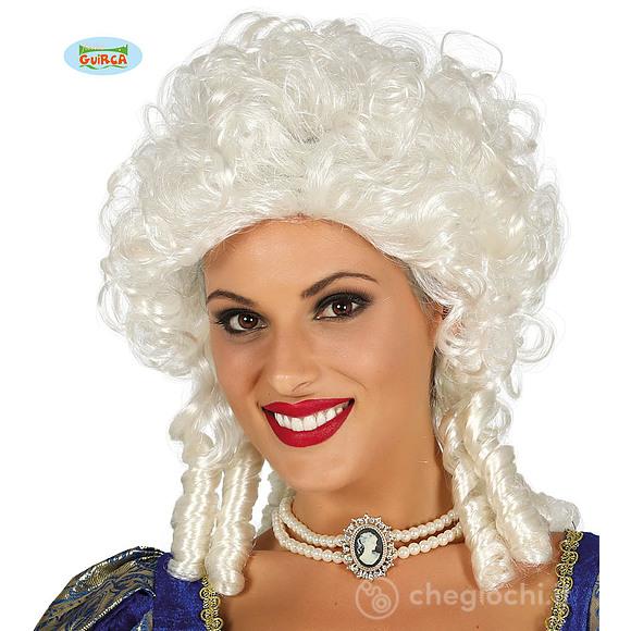 Parrucca Marchesa Bianca Con Boccoli (4070)