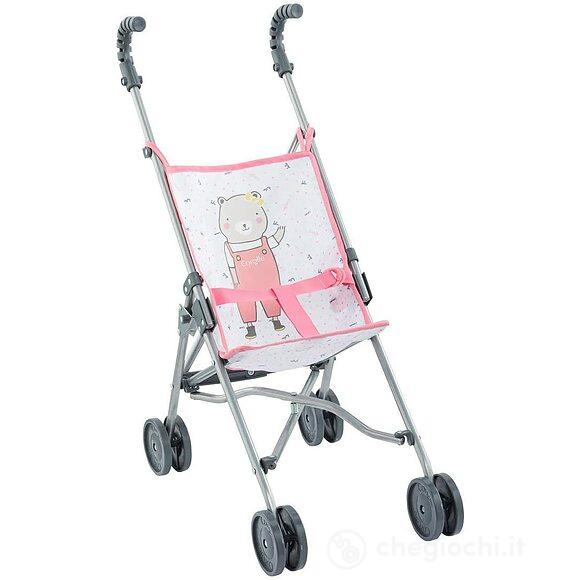 Passeggino rosa pieghevole per bambole cm.36-42 (9000140720)