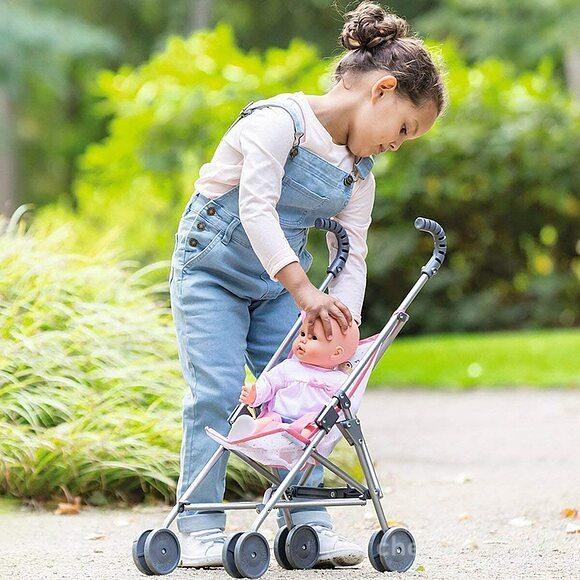 Passeggino rosa pieghevole per bambole cm.36-42 (9000140720)