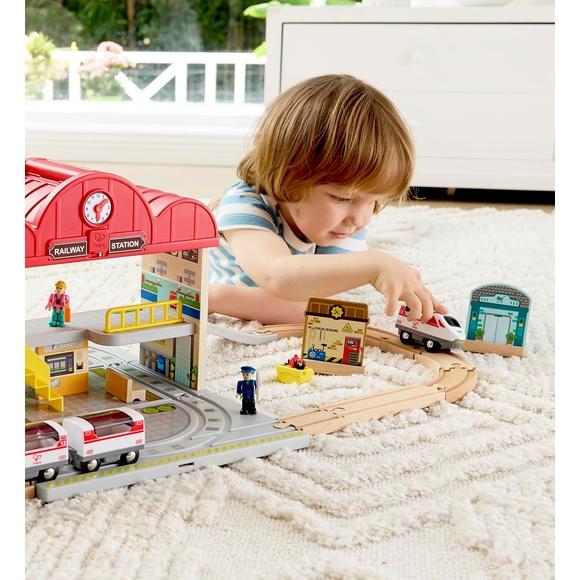 Set stazione ferroviaria portatile (E3877)