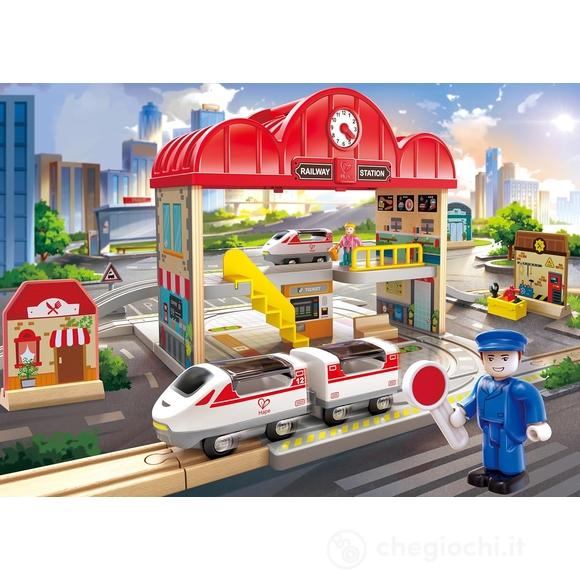 Set stazione ferroviaria portatile (E3877)